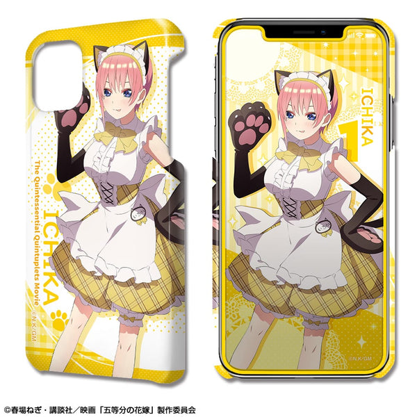 『映画 五等分の花嫁』デザジャケット iPhone 12 mini ケース&保護シート デザイン01 (中野一花)【描き下ろし】